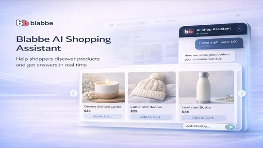 Blabbe: AI Shopping Assistant screenshot