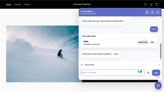 Chatmerce AI screenshot
