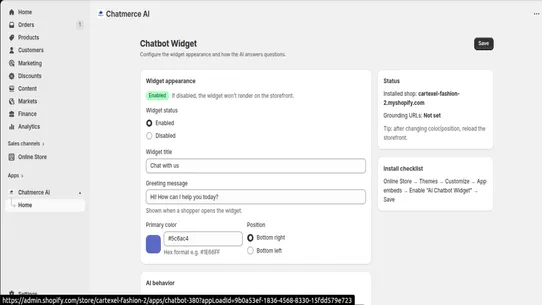 Chatmerce AI screenshot