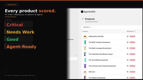 AgentiGEO screenshot