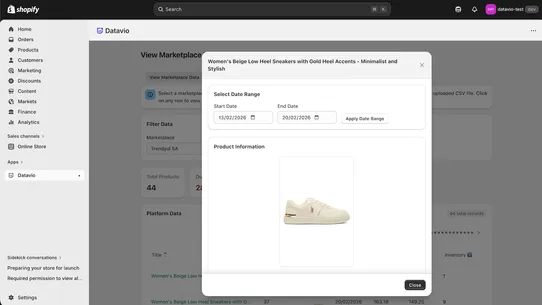 Datavio screenshot