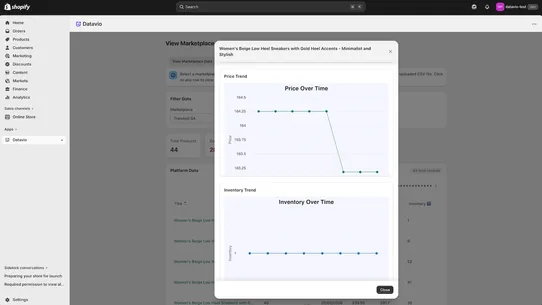 Datavio screenshot