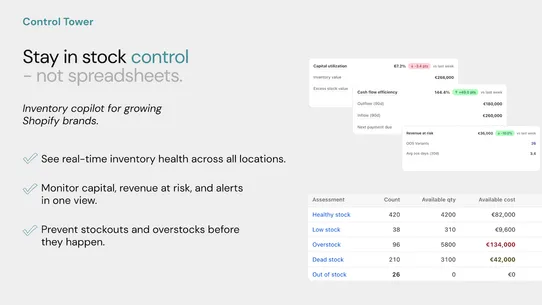 Synplex Inventory Planner screenshot