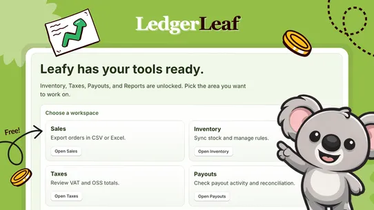 LedgerLeaf: Easy All in One screenshot