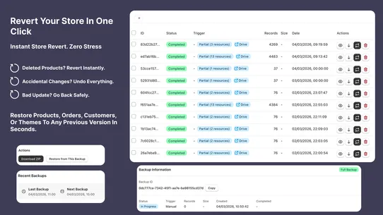 Backy: Backup&amp;Restore screenshot