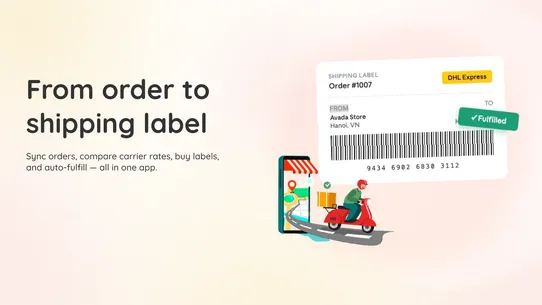 Avada Shipping Labels screenshot
