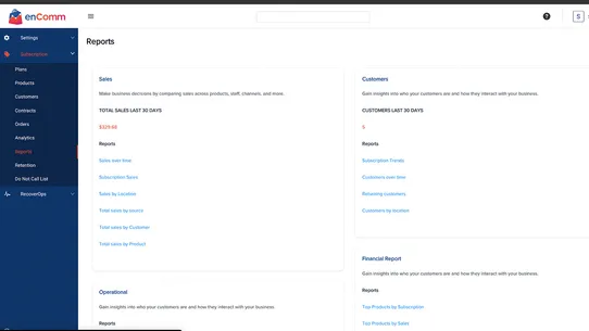enComm Subscription &amp; Recovery screenshot