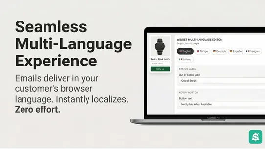 TXE ‑ Back in Stock Alert screenshot