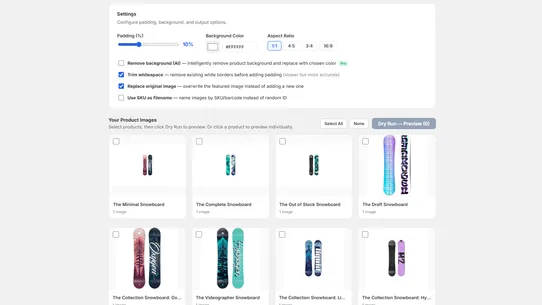PhotoPad ‑ Image Normalizer screenshot