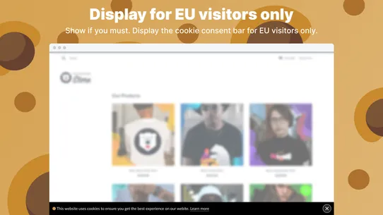 Ultimate GDPR EU Cookie Banner screenshot