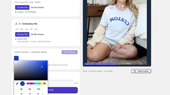 Embricity Mock Up Generator screenshot