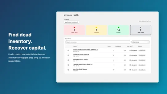 SimpleStock ‑ Low Stock Alert screenshot