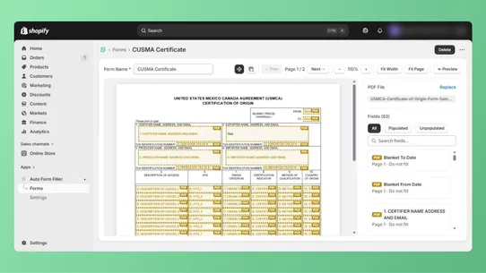 Auto Form Filler screenshot