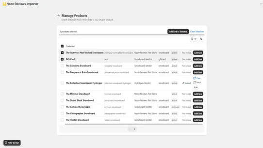Noon Reviews Importer screenshot