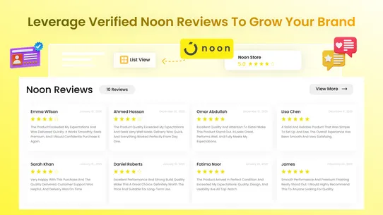 Noon Reviews Importer screenshot
