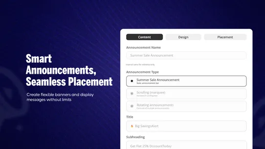 Annoucement Pro screenshot