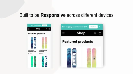 Zentra Announcement Bar screenshot
