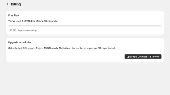 GearUp Product Importer screenshot