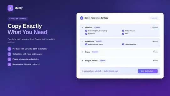 Duply ‑ Duplicate Store &amp; Copy screenshot