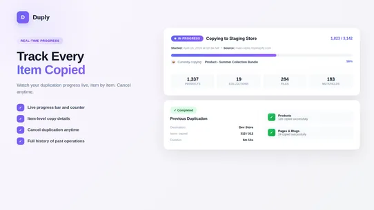Duply ‑ Duplicate Store &amp; Copy screenshot