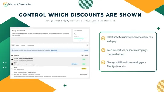 Discounts Display Pro screenshot