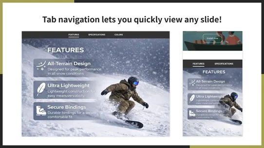 UR: Feature Image Tab Slider screenshot