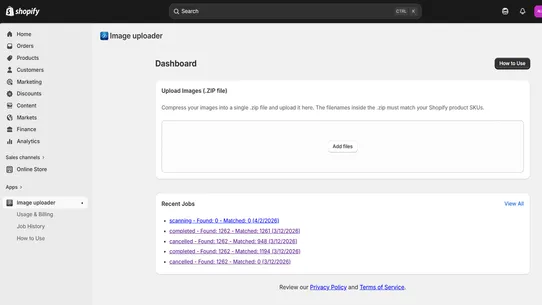 SyncFlow ‑ Image Uploader screenshot