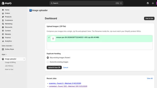 SyncFlow ‑ Image Uploader screenshot