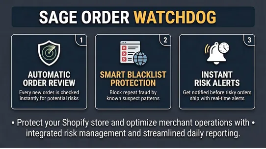Sage Order Watchdog screenshot