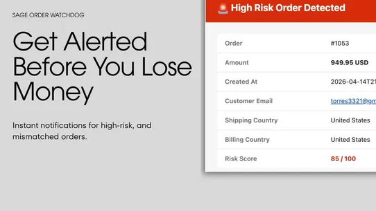 Sage Order Watchdog screenshot