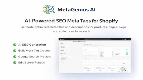 MetaGenius AI ‑ SEO Meta Tags screenshot