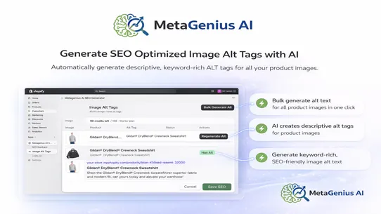 MetaGenius AI ‑ SEO Meta Tags screenshot