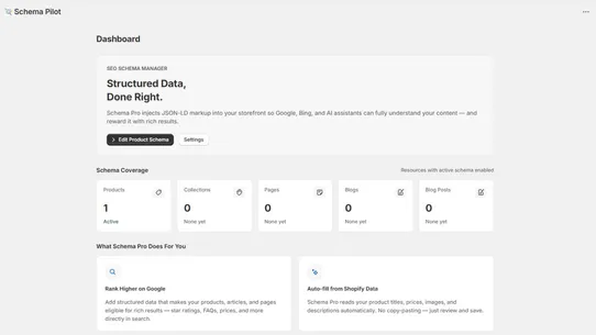 Schema Pilot screenshot