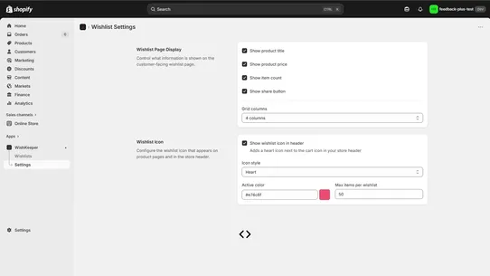 wishkeeper screenshot