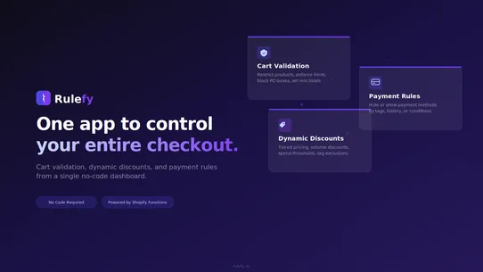 Rulefy screenshot