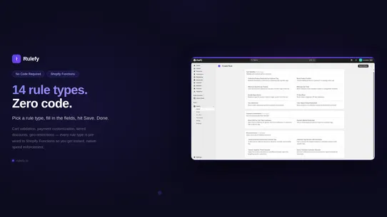 Rulefy screenshot