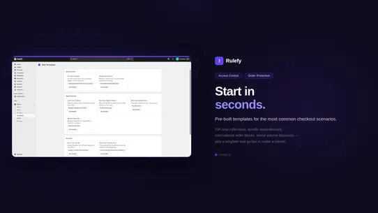 Rulefy screenshot