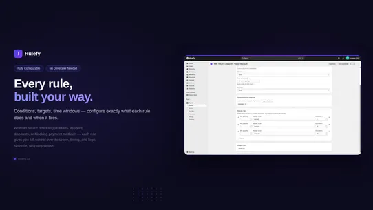 Rulefy screenshot