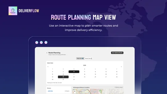 DeliverFlow Pickup &amp; Delivery screenshot