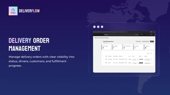 DeliverFlow Pickup &amp; Delivery screenshot