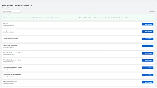 ClikBooster AI Store Optimizer screenshot