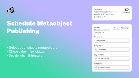 Metascheduler: Content Rollout screenshot