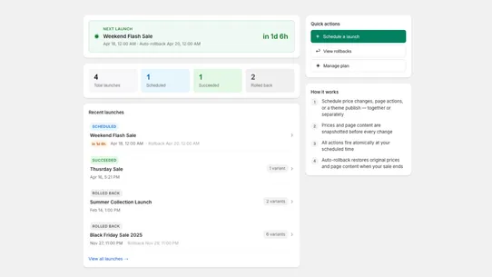 Launch Flow screenshot