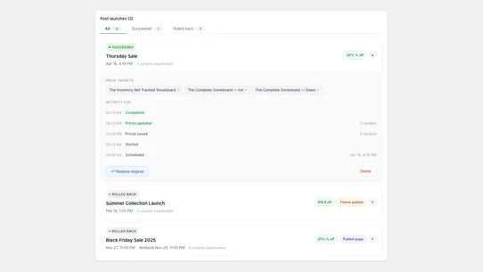 Launch Flow screenshot