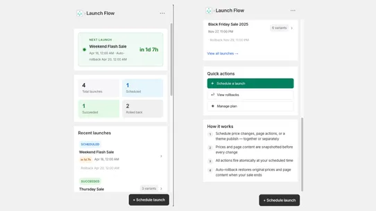 Launch Flow screenshot