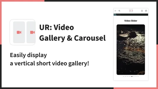 UR: Video Gallery &amp; Carousel screenshot