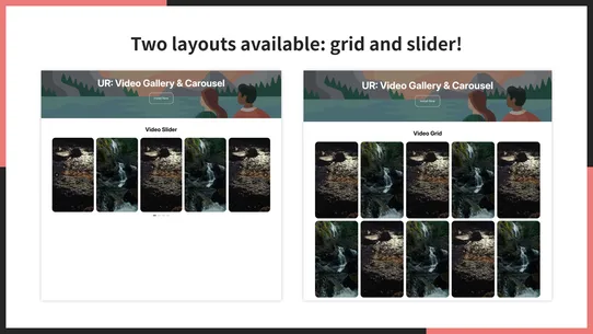 UR: Video Gallery &amp; Carousel screenshot