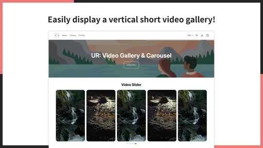 UR: Video Gallery &amp; Carousel screenshot
