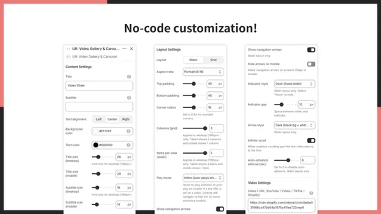 UR: Video Gallery &amp; Carousel screenshot