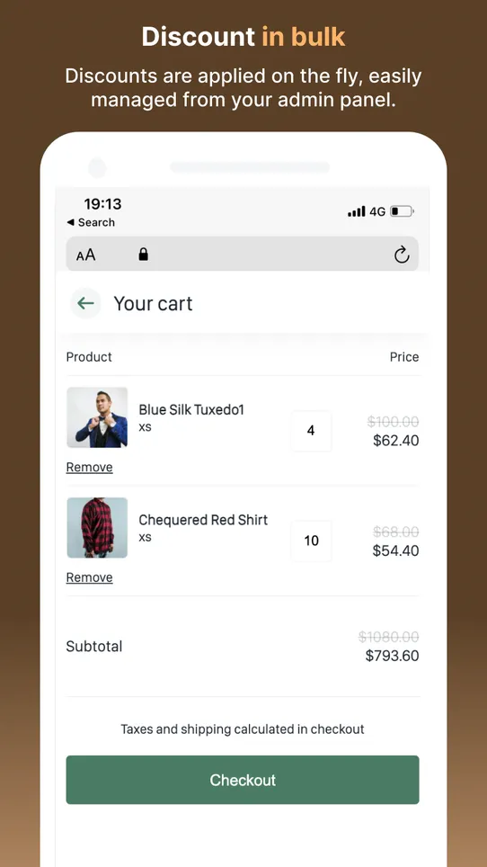 Wholesale Bear ‑ Bulk Discount screenshot